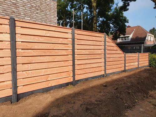 Schutting plaatsen, Tuin en Terras, Schuttingen, Nieuw, Hout, 1 tot 2 meter, Ophalen of Verzenden