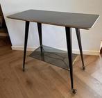 Vintage Franse trolley/tafel van imitatie palissanderhout, Huis en Inrichting, Ophalen, Zo goed als nieuw