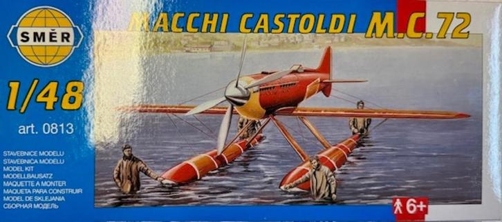 Coelianmodels, Smer, 0813, Macchi M. C. 72, 1/48, €7,99, Hobby en Vrije tijd, Modelbouw | Vliegtuigen en Helikopters, Nieuw, Vliegtuig