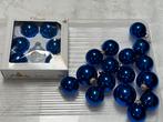 Vintage kerstballen germany oa krebs konings blauw, Ophalen of Verzenden, Gebruikt
