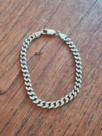 Zilveren armband 078 gourmetschakel 19cm, Sieraden, Tassen en Uiterlijk, Armbanden, Ophalen of Verzenden, Zo goed als nieuw, Zilver