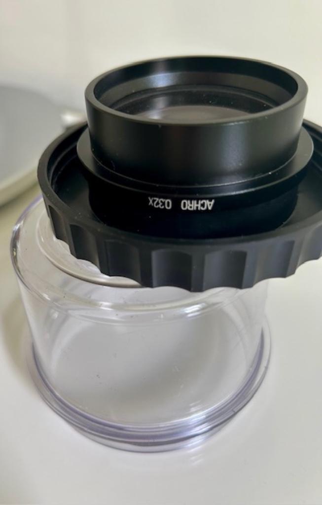 Leca stereo microscoop objectif  032x Archo, Audio, Tv en Foto, Optische apparatuur | Microscopen, Zo goed als nieuw, Minder dan 400x