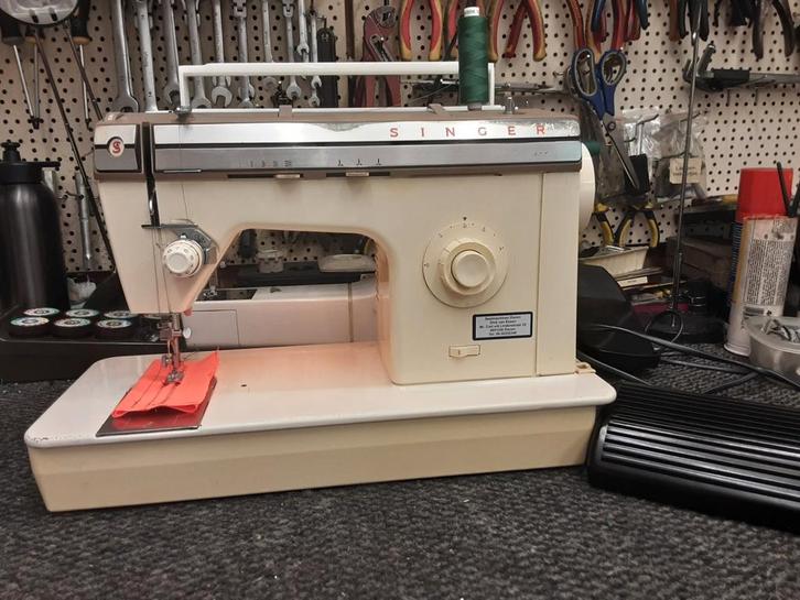 SINGER 377 NAAIMACHINE, Hobby en Vrije tijd, Naaimachines en Toebehoren, Gebruikt, Naaimachine, Singer, Ophalen of Verzenden