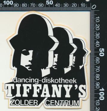 Sticker: Dancing Diskotheek Tiffanys - Zolder beschikbaar voor biedingen