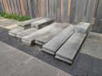Gratis grijze betonbielzen 100x20x10 cm, Tuin en Terras, Ophalen, Gebruikt, Biels, Minder dan 25 cm