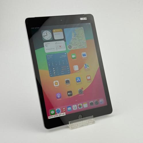iPad 6e Generatie (2018) 32GB WiFi + 4G SPace Gray, Computers en Software, Apple iPads, Zo goed als nieuw