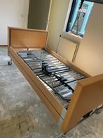 Verstelbaar ziekenhuisbed - Eenpersoons, Huis en Inrichting, Slaapkamer | Bedden, 90 cm, Eenpersoons, Beige, Ophalen of Verzenden