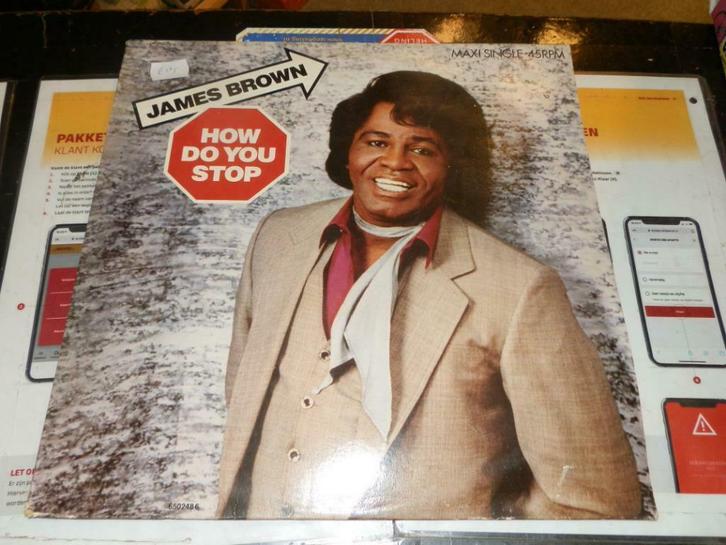 lp James Brown How do You Stop 1986, Cd's en Dvd's, Vinyl | R&B en Soul, Gebruikt, R&B, 1980 tot 2000, 12 inch, Ophalen of Verzenden