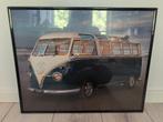 Poster Volkswagen bus T1, Minder dan 50 cm, Ophalen of Verzenden, Zo goed als nieuw, Foto of Poster