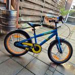 Blauwe kinderfiets 16-20 inch, Staal, Ophalen of Verzenden, Voetsteunen, 16 tot 20 inch