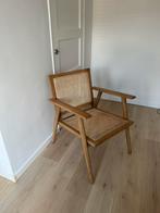 KARWEI fauteuil Duke naturel, Huis en Inrichting, Ophalen, Zwart, Zo goed als nieuw, Eén