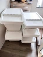 5 Sortera bakken met deksel., Huis en Inrichting, Woonaccessoires | Prullenbakken, Kunststof, 40 liter of meer, Ophalen of Verzenden