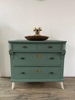 Antieke grenen ladekast / commode, Ophalen, Gebruikt, 50 tot 70 cm, 75 tot 100 cm