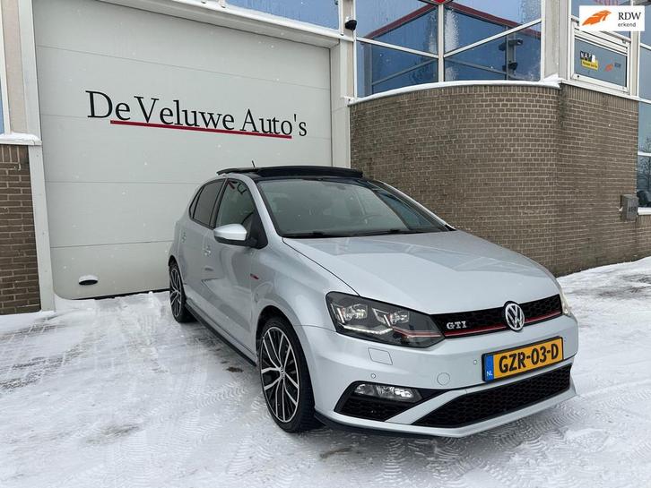 Volkswagen POLO 1.8 TSI GTI|Pano|Led|DSG Automaat|Stoelverw., Auto's, Volkswagen, Bedrijf, Te koop, Polo, ABS, Airbags, Airconditioning