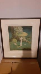 Johan Hemkes,  ets Vliegenzwammen, Ophalen of Verzenden