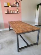 Kwaliteit eettafel teakhout (Chester) 240 x 100 cm, Huis en Inrichting, Tafels | Eettafels, Ophalen, Gebruikt, 100 tot 150 cm