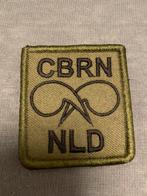 5x5 borstembleem CBRN NLD, Verzamelen, Embleem of Badge, Nederland, Landmacht, Verzenden