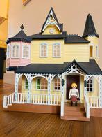 Playmobil Poppenhuis met Meubels & Poppetjes, Kinderen en Baby's, Speelgoed | Poppenhuizen, Ophalen, Gebruikt, Poppenhuis