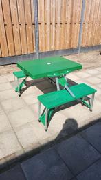 Groene Picknicktafel - Inklapbaar, Ophalen, Gebruikt, Campingstoel