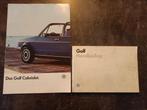 Handleiding en folder van Volkswagen Golf cabrio  mk 1, Ophalen of Verzenden