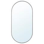 Mooie Zgan LINDBYN spiegel (IKEA) – zwart, 60120 cm, Huis en Inrichting, Woonaccessoires | Spiegels, Ophalen, 100 tot 150 cm, Zo goed als nieuw