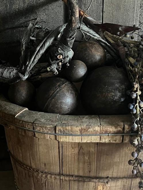 Decoratie metalen ballen, Huis en Inrichting, Woonaccessoires | Overige, Nieuw, Ophalen of Verzenden