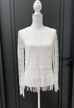 Zara witte kanten blouse / top maat XS, Nieuw, Zara, Maat 34 (XS) of kleiner, Wit