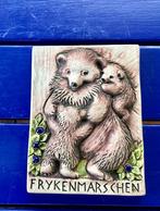 Wandtegel SolSieg Lysvik keramiek thema beren. Vintage Zwede, Antiek en Kunst, Antiek | Keramiek en Aardewerk, Ophalen of Verzenden