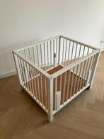 Baby box met kleed, Kinderen en Baby's, Boxen, Ophalen, Gebruikt, Vierkant, In hoogte verstelbaar