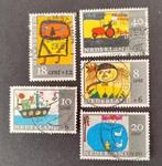 nederland nvph 849 - 853, Verzenden, Na 1940, Gestempeld