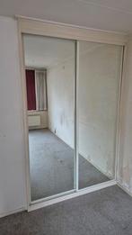 2 Spiegel Schuifdeuren met Rails, Ophalen, Gebruikt, 200 cm of meer, 150 tot 200 cm