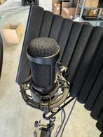 Microfoon set met akoestisch scherm, Muziek en Instrumenten, Ophalen, Zo goed als nieuw, Studiomicrofoon