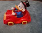 Vintage retro dagobert duck in auto, Verzamelen, Disney, Ophalen of Verzenden, Donald Duck, Zo goed als nieuw, Beeldje of Figuurtje