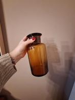 Amberkleurige vintage pot apothekers pot, Ophalen of Verzenden