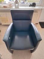 Donkerblauwe Prominent Leunstoel - Verstelbaar, Ophalen, 75 tot 100 cm, 50 tot 75 cm