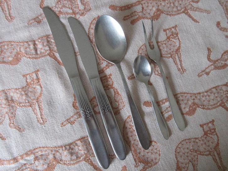 Gero Zilmeta 508 Opruiming, Huis en Inrichting, Keuken | Bestek, Gebruikt, Rvs of Chroom, Vaatwasserbestendig, Ophalen of Verzenden