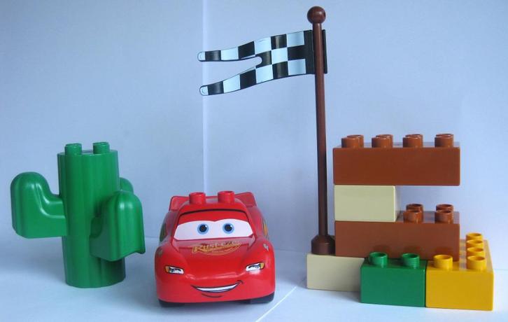 Lego Duplo 5813 Bliksem Mc Queen Z.G.A.N., Kinderen en Baby's, Speelgoed | Duplo en Lego, Zo goed als nieuw, Duplo, Complete set
