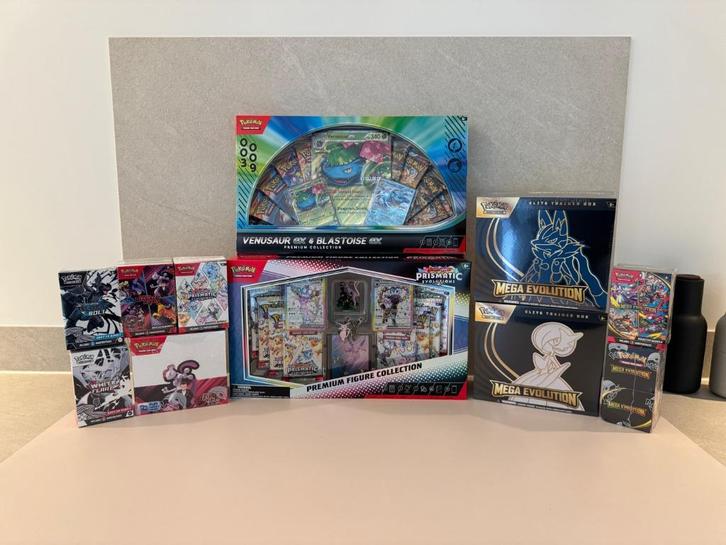 Pokémon TCG ME01, SV8.5, SV10, SV10.5 en nog meer!, Hobby en Vrije tijd, Verzamelkaartspellen | Pokémon, Nieuw, Booster, Foil