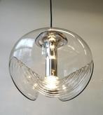 Vintage Peill & Putzler Wave hanglamp Futura Space Age XXL, Ophalen of Verzenden, Gebruikt, Vintage design hanglamp 70's Space Age