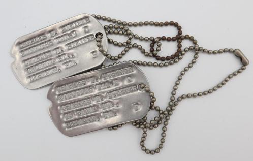 US WWII Next of Kin Dogtag, Steiner, Frankrijk veteraan, Verzamelen, Militaria | Tweede Wereldoorlog, Landmacht, Kleding of Schoenen