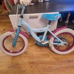 FROZEN fiets met mandje, popdrager en zijwieltjes, Fietsen en Brommers, Fietsen | Kinderfietsjes, Ophalen of Verzenden, Zo goed als nieuw
