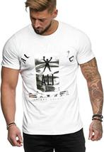 SALES! 3288 Wit zilver Muhammad Ali t-shirt maat M, Ophalen of Verzenden, Nieuw, Maat 48/50 (M), Wit