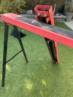 2x Opvouwbare Schragen - Handig voor klussen!, Ophalen, Gebruikt, Minder dan 70 cm, Inklapbaar