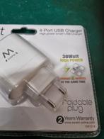 4-poorts smart usb lader nieuw in verpakking, Diversen, Ophalen of Verzenden