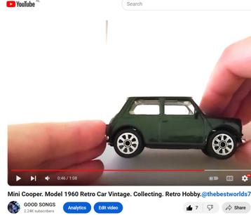 Mini Cooper Bburago Gamma Verzameling Modelauto burago 1:43 beschikbaar voor biedingen