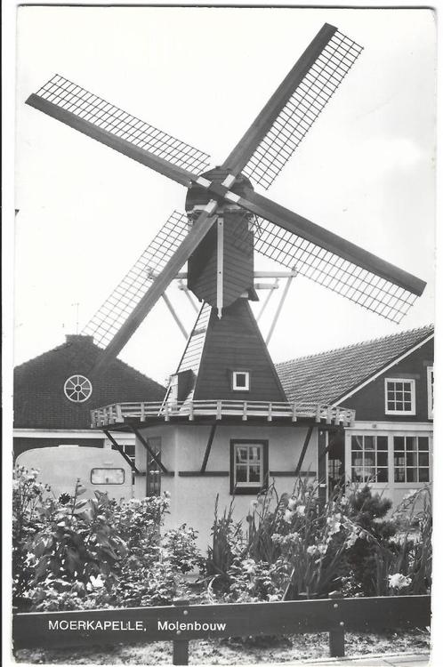 Moerkapelle, Molenbouw, Verzamelen, Ansichtkaarten | Nederland, Ongelopen, Zuid-Holland, 1960 tot 1980, Verzenden