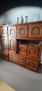 Eiken wandmeubel., Huis en Inrichting, Kasten | Wandmeubels, Ophalen, Gebruikt, 25 tot 50 cm, 200 cm of meer