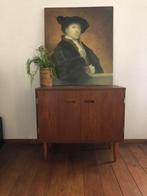Vintage kast wasmeubeltafel Lp Kastje, Huis en Inrichting, Kasten | Wandmeubels, Gebruikt, Ophalen of Verzenden, Minder dan 150 cm