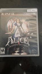 Alice madness returns playstation 3 spel, Gebruikt, Ophalen of Verzenden, Nvt, Nvt