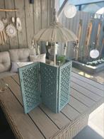 Plantenscherm azuur blauw(luikjes), Huis en Inrichting, Ophalen of Verzenden, Zo goed als nieuw